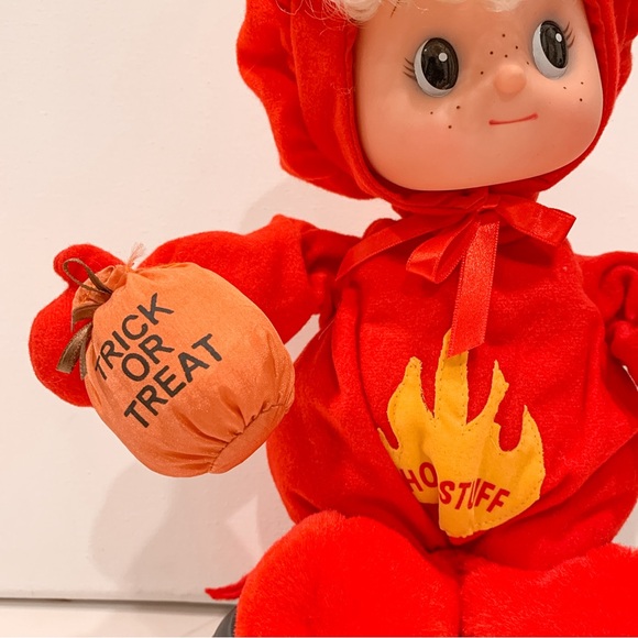 VTG 1995 Telco Small Fry Animated Halloween Display Little Devil Animated - Picture 6 of 15